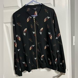 Zip up blouse / sweater